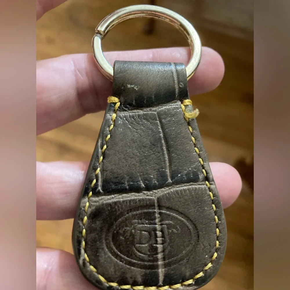 DOONEY & Bourke Belvedere Croc Logo Lock Hobo SHOULDERBAG tote HOBO - Picture 8 of 8